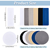 Shoe Repair Synthetic Rubber Heel Replacement DIY-CP0012-66B-2