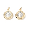 Brass Pendants X-KK-F845-21G-2