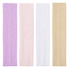 8Pcs 4 Colors Milk Silk Cloth Hair Bands OHAR-TAD0001-01C-1