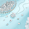   90pcs 9 styles Pointed Back Glass Rhinestone Cabochons RGLA-PH0001-18B-5