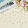 500Pcs 2 Colors CCB Plastic Beads CCB-ME0001-06-5