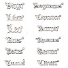 24Pcs 2 Sets Zinc Alloy Jewelry Pendant Accessories FIND-FW0001-09P-2