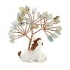 Natural Amazonite Chips Tree of Life Decorations DJEW-A017-01O-2