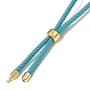 3MM Adjustable Round Nylon Braided Cord Bracelet Making FB-CBAA152-04G-38-2