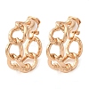 Alloy Silicone Clip-on Earrings EJEW-Z120-01G-01-4