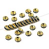 Brass Rhinestone Spacer Beads RB-A014-Z6mm-04G-1