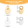 SUPERFINDINGS 100Pcs 2 Colors Brass Charms KK-FH0007-29A-2