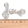 Brass Pendant Cabochon Settings KK-U074-21P-3