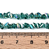 Electroplate Transparent Glass Beads Strands LS-GLAA-N021-4mm-05-4