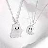 Halloween Alloy Ghost Pendant Couple Necklace Sets for Unisex WGE9DE0-01-5