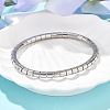 Texture 304 Stainless Steel Bangles for Women BJEW-Z092-14P-4