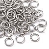 Tarnish Resistant 304 Stainless Steel Open Jump Rings STAS-Q186-02-6x1mm-2