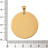 304 Stainless Steel Pendants SA-E001-11G-3