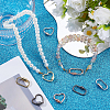 8Pcs 2 Styles 4 Colors Alloy Screw Carabiner Lock Charms FIND-DC0008-31B-5