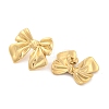 Ion Plating(IP) 304 Stainless Steel Stud Earrings for Women EJEW-N054-05G-2