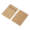 200Pcs 2 Styles Rectangle Cardboard Paper Earring Display Cards CDIS-FS0001-28-3