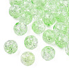Transparent Crackle Acrylic Beads LS-CACR-N002-25B-2