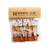 Easter Rabbit Wooden Spring Clips EAER-PW0001-156-5