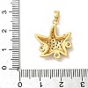 Brass Micro Pave Cubic Zirconia Pendants KK-K305-11A-G-3