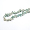 Natural Flower Amazonite Beads Strands G-O049-B-22-3