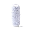 6Pcs 6 Colors Round Polyester Ultra-Thin Elastic Thread for Sewing Machines EW-K001-01C-0.5mm-2