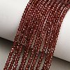Natural Garnet Beads Strands GG-CBA77FB-C02-01-1