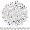 100Pcs Octagon Sew on Glass Rhinestone GLAA-SP0001-82A-02-1