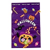 50Pcs Rectangle Halloween Candy Plastic Bags ABAG-U001-01O-2