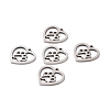 201 Stainless Steel Pendants STAS-T046-JN253-1-3