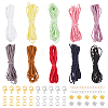 DICOSMETIC Flat Faux Suede Cord DIY Jewelry Making Finding Kit DIY-DC0002-63-1