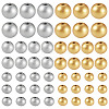 220Pcs Spray Painted Round Natural Schima Wood Beads WOOD-TA0003-03-2