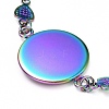 Rainbow Color 304 Stainless Steel Bracelet Making STAS-L248-004M-3