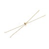 Adjustable Brass Slider Bracelets Making KK-T059-01G-NF-2