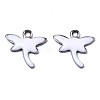 201 Stainless Steel Enamel Charms STAS-N088-19L-1