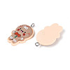 Christmas Theme Opaque Resin Pendants FIND-E025-04-2
