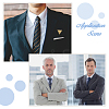 2Pcs 2 Colors Brass Button Attachment Tie Clips AJEW-HS0001-13A-6