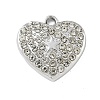 Alloy Rhinestone Pendants PALLOY-P308-07P-1