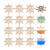 20Pcs Wood Thread Winding Boards FIND-PH0023-31B-6