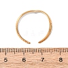 304 Stainless Steel Cuff Open Rings for Women SA-CBABC9E-05E-GP-3