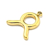 Real 18K Gold Plated PVD Vacuum Plating 304 Stainless Steel Pendants STAS-L278-002G-02-2