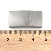 316 Stainless Steel Magnetic Clasps with Glue-in Ends STAS-Q211-45-01-3