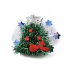 Christmas Theme Glitter Felt Fabric Alligator Hair Clip LS-PHAR-U002-01E-1
