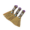 Natural Amethyst Magic Broom PW-WG66193-01-1