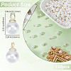 150Pcs ABS Plastic Imitation Pearl Pendants SACR-HY0001-10-2