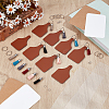 30Pcs PU Leather Label Tags DIY-OC0014-24-4