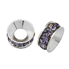 Brass Rhinestone Spacer Beads RB-A020-9mm-26S-1