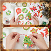 Christmas Theme Paper Gift Christmas Greeting Card Tags DIY-WH0349-93-6