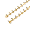 Brass Cable Chain Necklace Making KK-K337-12G-04-2