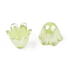 Spray Paint ABS Plastic Imitation Pearl Beads MACR-N013-001E-4