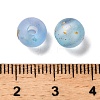 Frosted Transparent Acrylic Beads X1-OACR-F013-13D-3